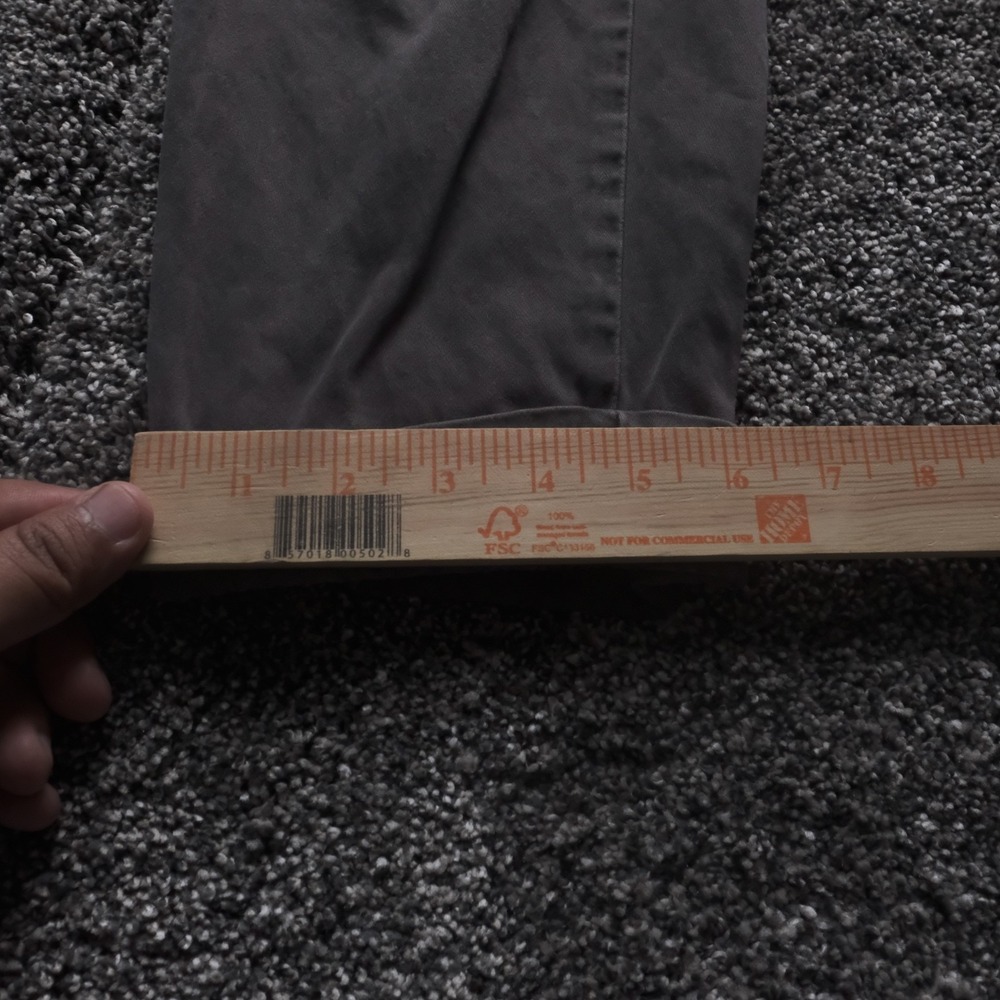 White Sand Chino Pant Men 50 (32x28) Gray Slim Tapered Italian Designer Trousers - Picture 7 of 8